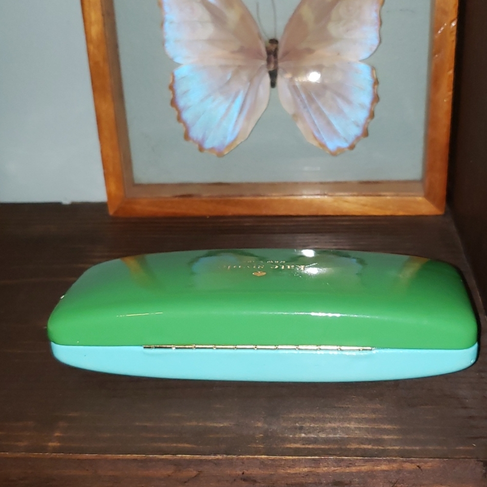 Kate Spade Eyeglasses Hinged Patent Leather Case - Picture 7 of 12
